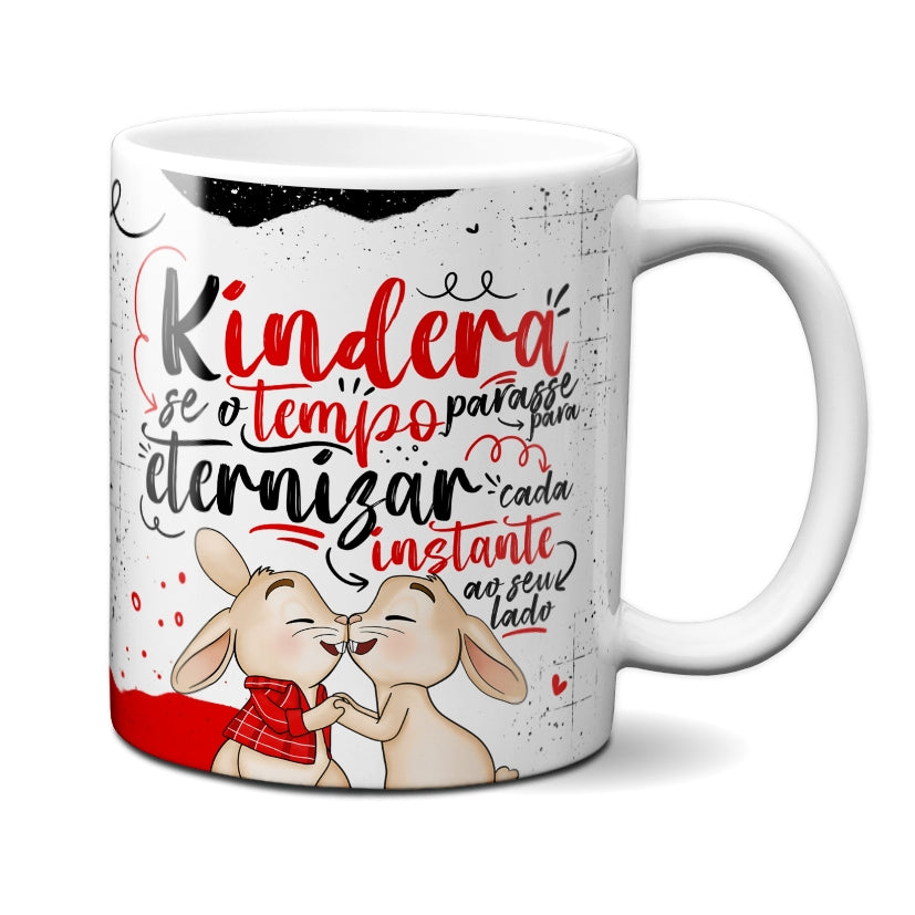 Caneca Chocolate Coelho Kindera Tempo Parasse
