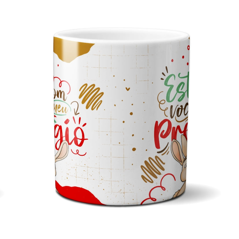 Caneca Chocolate Coelho Estar Com Você Prestigio
