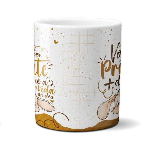 Caneca Chocolate Coelho Presente Doce Vida Deu
