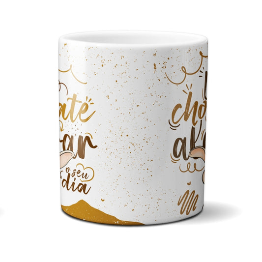Caneca Chocolate Coelho Chocolate Para Alegrar O Dia