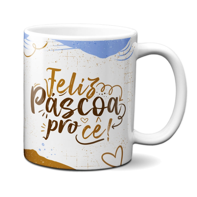 Caneca Chocolate Feliz Páscoa