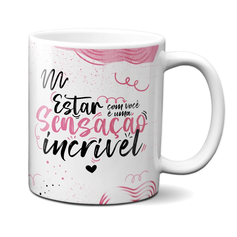 Caneca Chocolate Sensação Estar Com Você