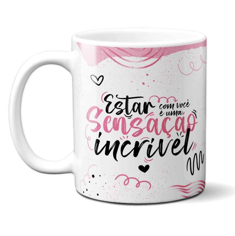 Caneca Chocolate Sensação Estar Com Você