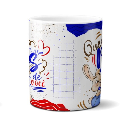Caneca Chocolate Coelho Quero Biz
