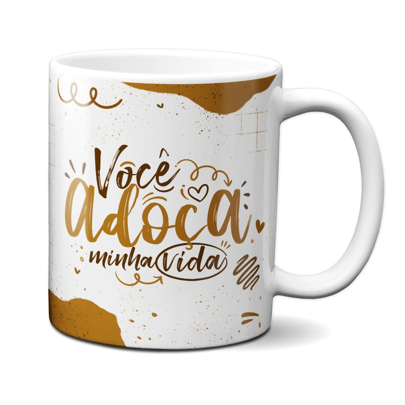 Caneca Chocolate Adoça Minha Vida