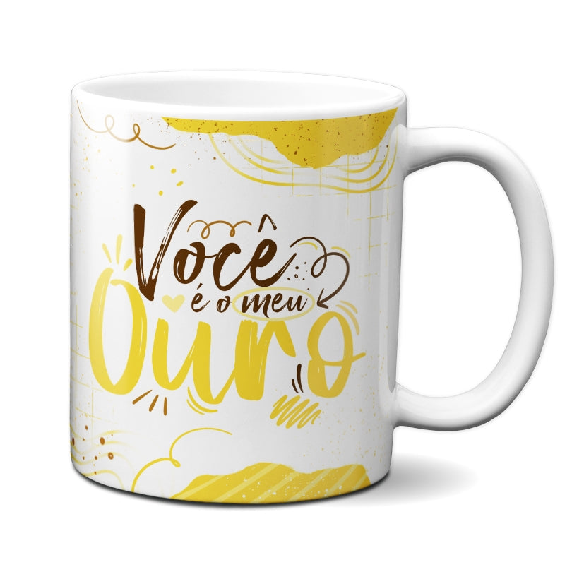 Caneca Chocolate Você Meu Ouro