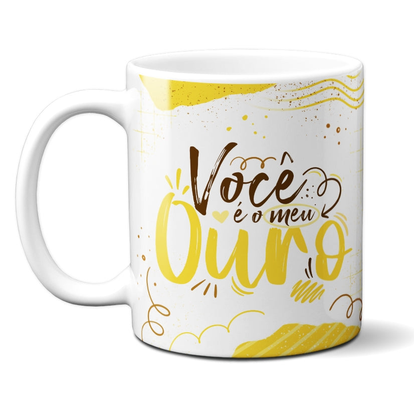 Caneca Chocolate Você Meu Ouro