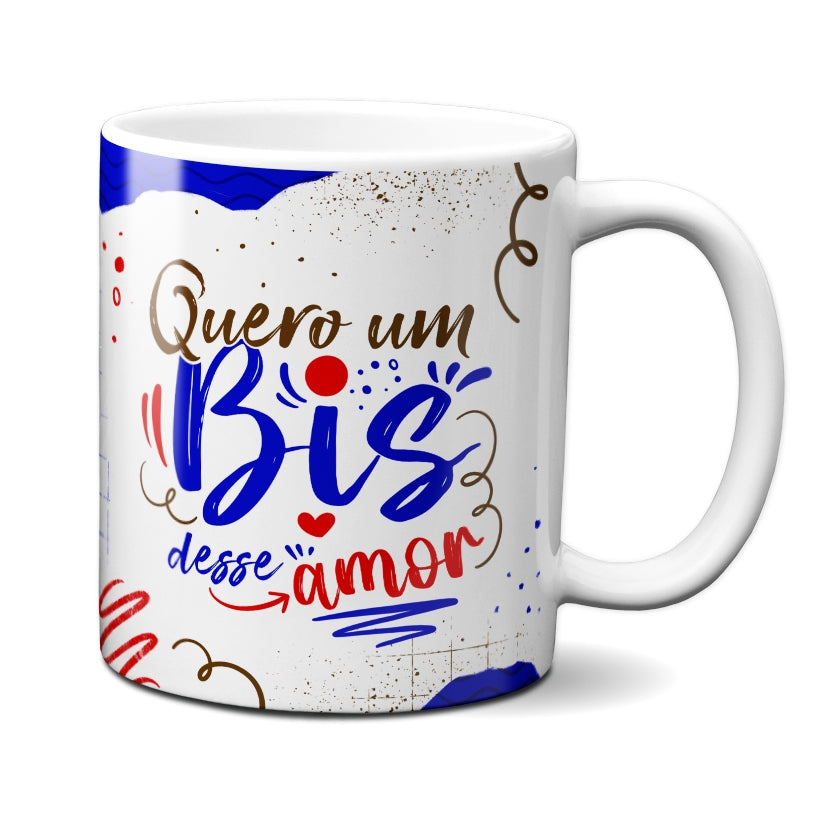 Caneca Chocolate Quero Biz Desse Amor