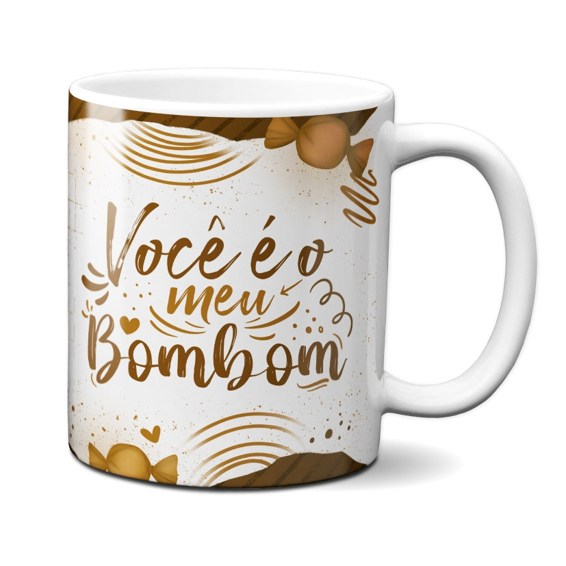 Caneca Chocolate Você Meu Bombom