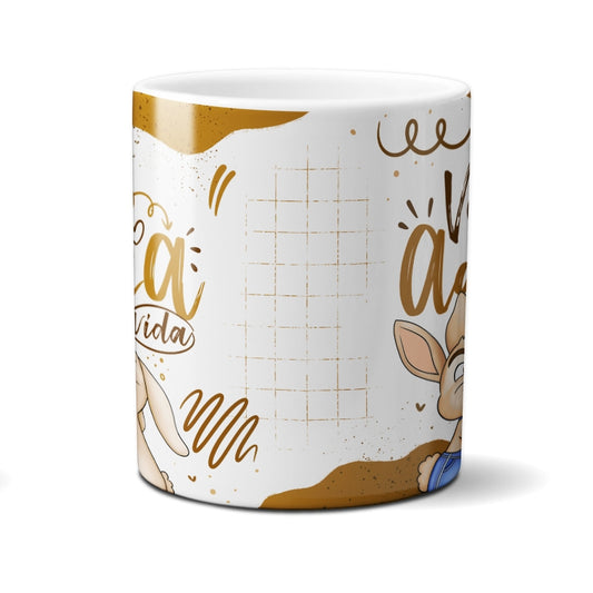 Caneca Chocolate Coelho Adoça Minha Vida