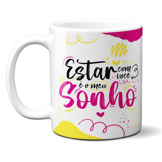 Caneca Chocolate Sonho Estar Com Você