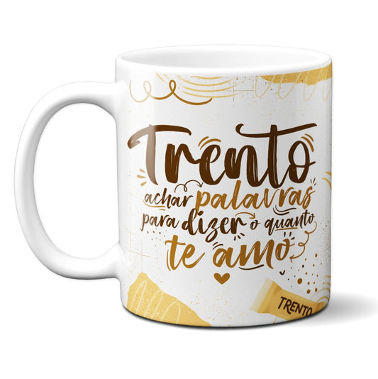 Caneca Chocolate Trento Achar Palavras