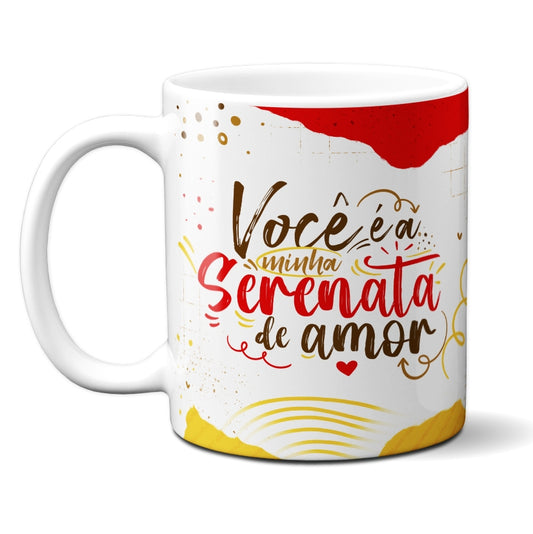 Caneca Chocolate Serenata De Amor
