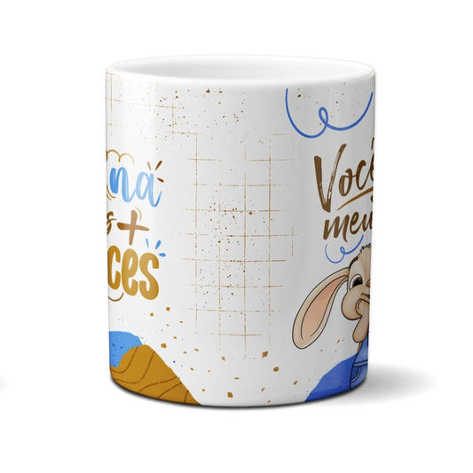 Caneca Chocolate Coelho Tornará Dias Doces